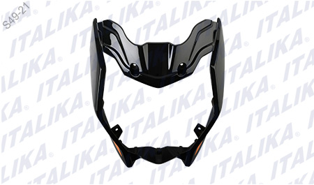 CUBIERTA DECORATIVA FARO NEGRO NARANJA