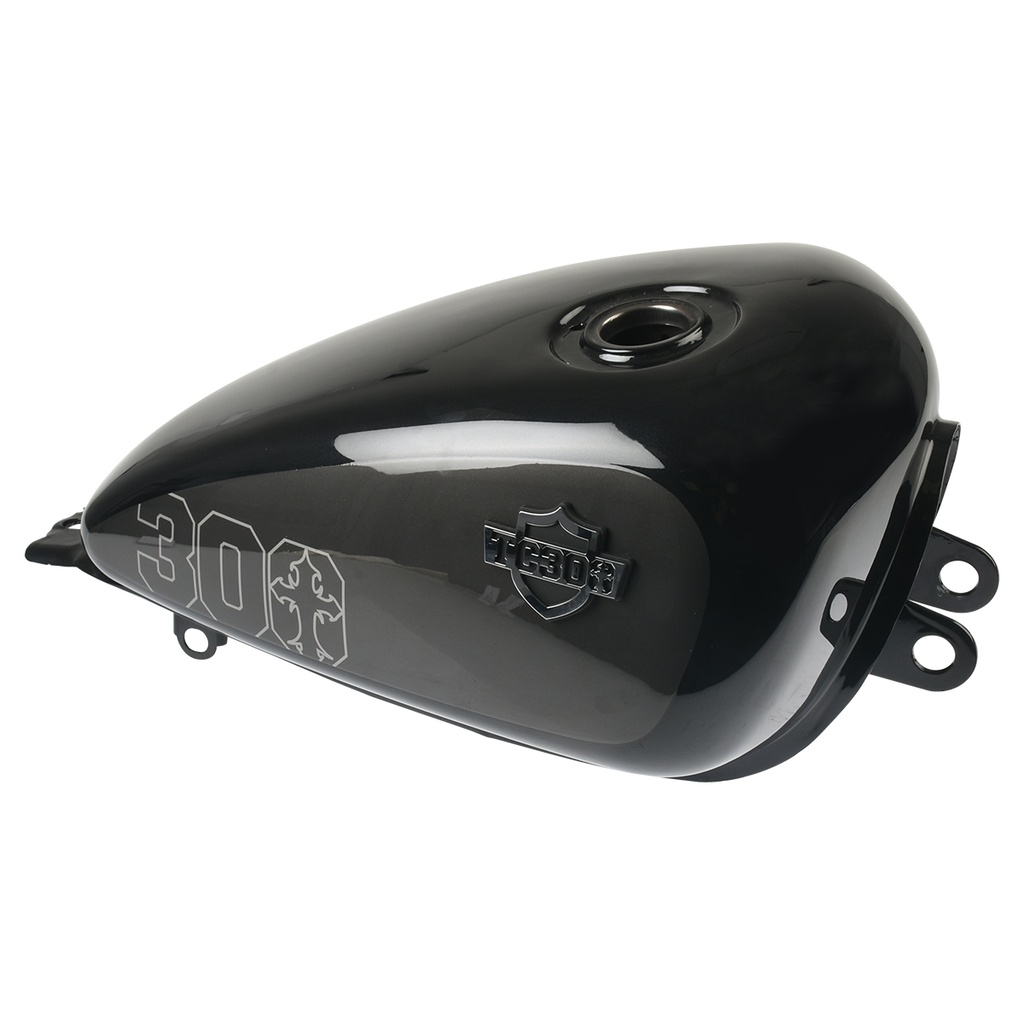 TANQUE COMBUSTIBLE NEGRO PERLADO GRIS