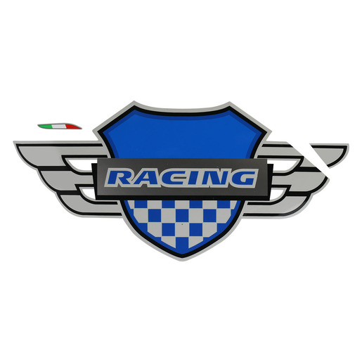 ETIQUETA RACING CUBIERTA LAT IZQ