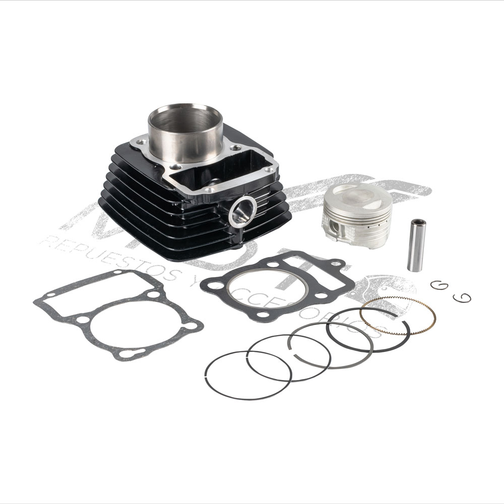 JUEGO CILINDRO MOTOR CGH 150CC NEGRO