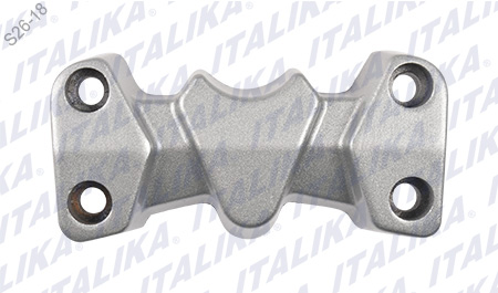 ABRAZADERA SUP MANUBRIO PLATA