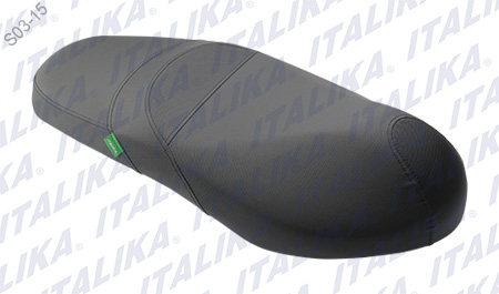 ASIENTO NEGRO ETIQUETA VERDE