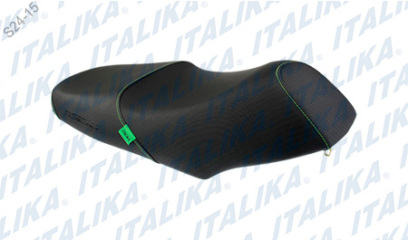 ASIENTO NEGRO ETIQUETA VERDE