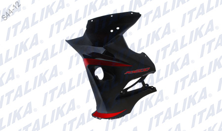 CUBIERTA DELANTERA IZQ NEGRA