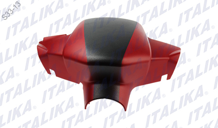 CUBIERTA FR NEGRO ROJO MATE