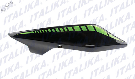 CUBIERTA COLA DER NEGRO VERDE