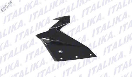 CUBIERTA FARO IZQ NEGRO