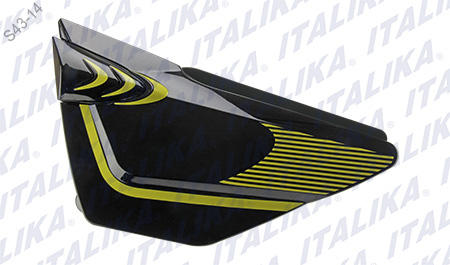 CUBIERTA IZQ NEGRO AMARILLO