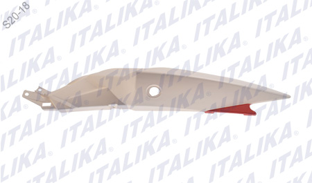 CUBIERTA TRAS IZQ BLANCO MATE ROJO