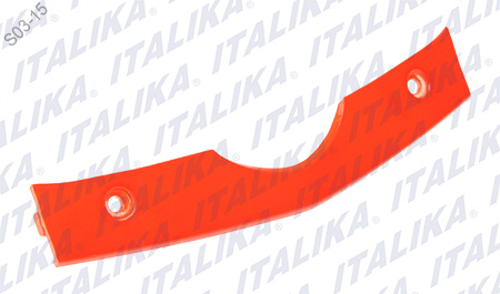 PLACA CUBIERTA TRAS NARANJA