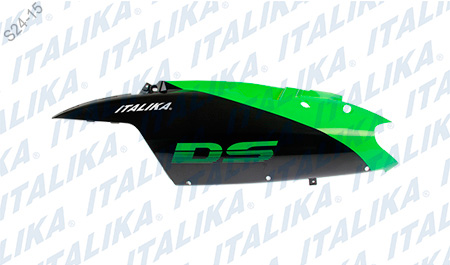 CUBIERTA COLA IZQ VERDE NEGRO