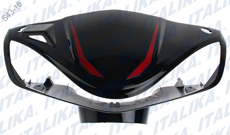 CUBIERTA FR MANUBRIO NEGRO ROJO