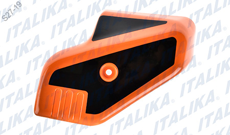 CUBIERTA HORQUILLA DER NARANJA NEGRO