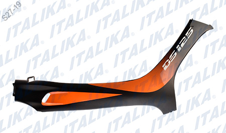 CUBIERTA DER NEGRO MATE NARANJA