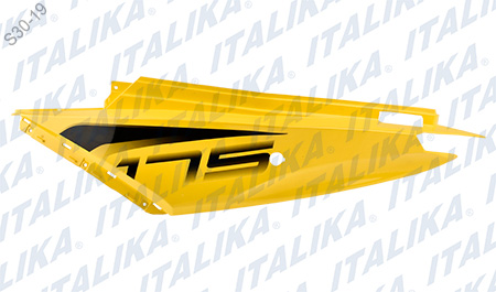 CUBIERTA COLA IZQ AMARILLO NEGRO