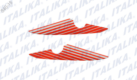 JGO ETIQUETAS CUBIERTA TRAS NARANJA