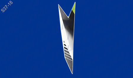 ETIQUETA CUBIERTA AMORTIGUADOR DER VERDE