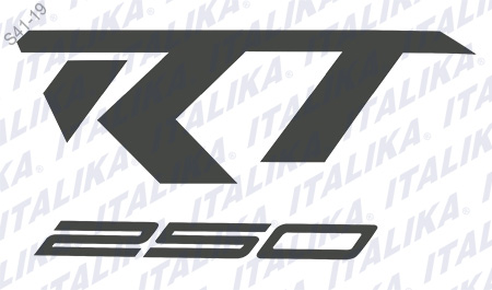 ETIQUETA CUBIERTA IZQ RT 250