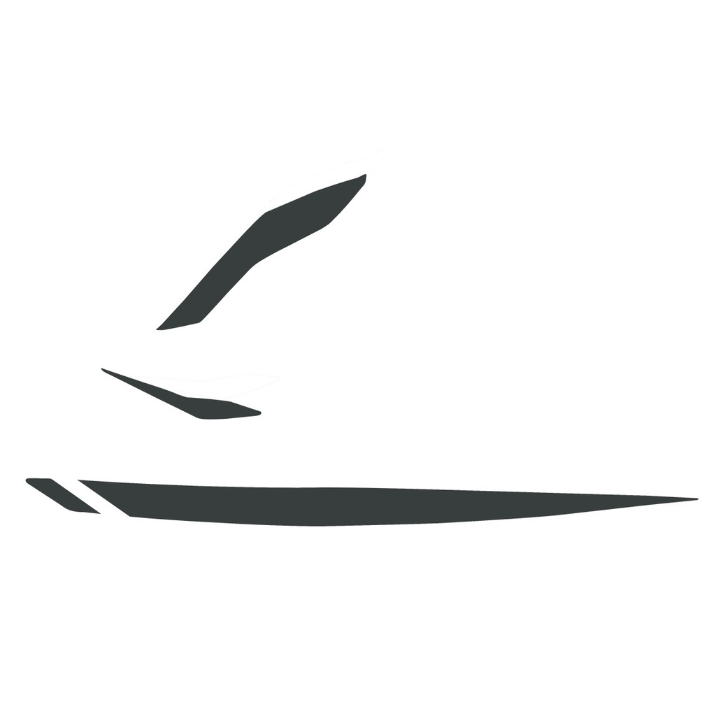 JUEGO ETIQUETAS CUBIERTA SUP IZQ AZUL