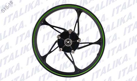 RIN DEL NEGRO FILO VERDE