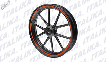 RIN DEL NEGRO FILO NARANJA