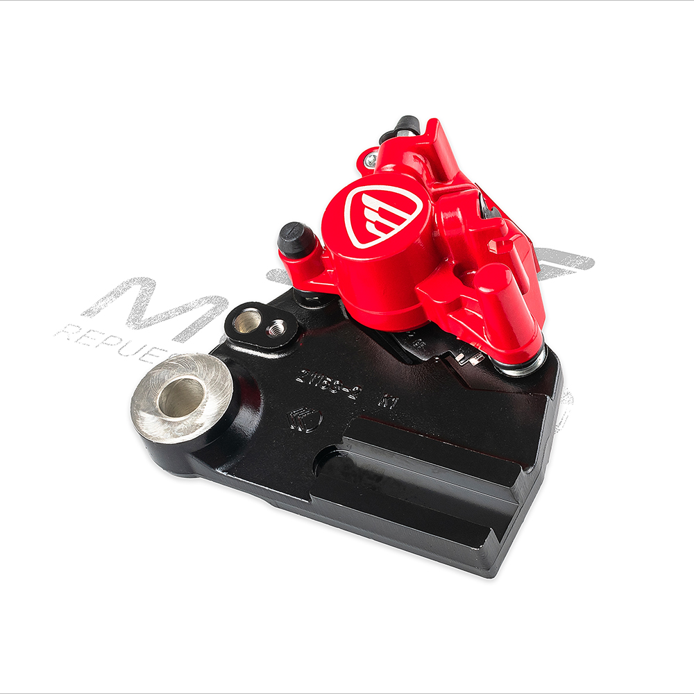 CALIPER FRENO TRAS ROJO CON ISOTIPO