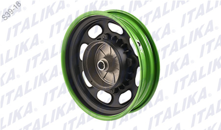 RIN TRAS NEGRO FILO VERDE