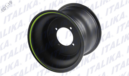 RIN TRAS NEGRO FILO VERDE LIMA