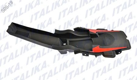 LODERA TRAS NEGRO ROJO