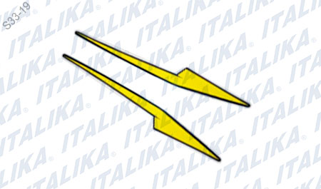 JGO ETIQUETAS SALPICADERA DEL