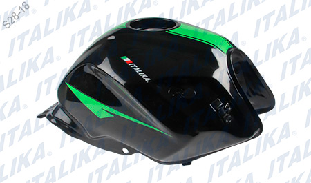 TANQUE COMBUSTIBLE NEGRO VERDE