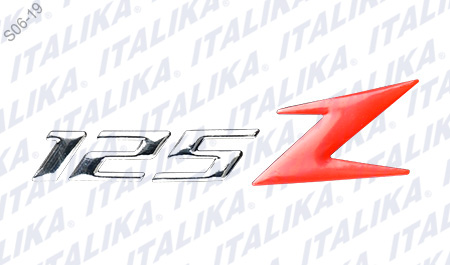 ETIQUETA 125Z PLATA ROJO