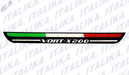 ETIQUETA TANQUE COMB INF VORT-X 200