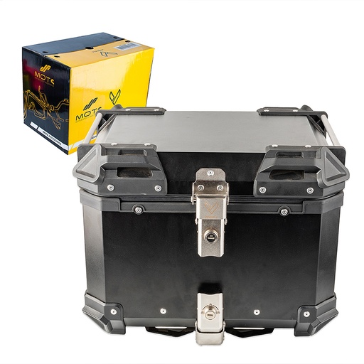 [5909385] CAJA MOTOCICLETA 45L ALUMINIO NEGRA VENDELL CAL-45
