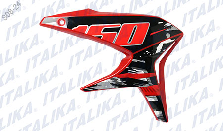 [F13013125] CUBIERTA TANQUE DER ROJO NEGRO