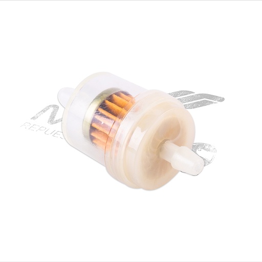 [ACCFILTRO6G] FILTRO GASOLINA TRANSPARENTE 10 PZAS