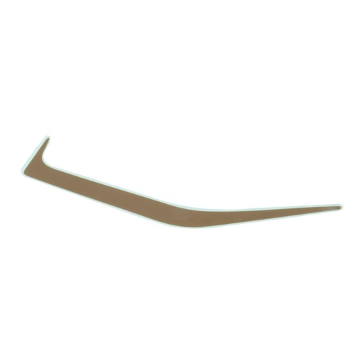 [F12050033] ETIQUETA TABLERO FRONTAL IZQ CAFÉ