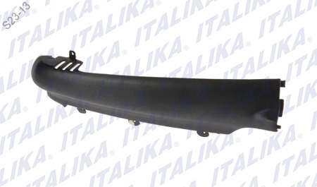 [F13010103] CUBIERTA TRAS IZQ NEGRO MATE