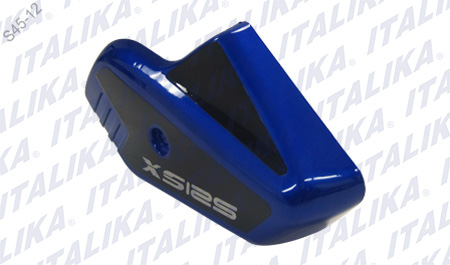 [F13010704] CUBIERTA HORQUILLA IZQ NEGRO AZUL