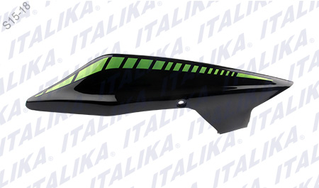 [F13010967] CUBIERTA COLA IZQ NEGRO VERDE