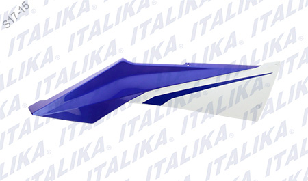 [F13011226] CUBIERTA LAT IZQ BLANCO VIVOS AZULES