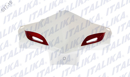 [F13011232] CUBIERTA FR MANUBRIO BLANCO VIVOS ROJOS