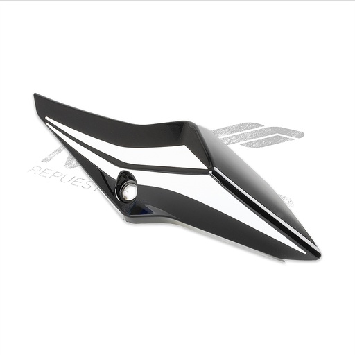 [F13011372] CUBIERTA COLA IZQ NEGRO BLANCO