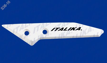 [F13011518] CUBIERTA AMORTIGUADOR IZQ BLANCO