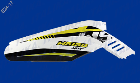 [F13011658] CUBIERTA TRAS DER AMARILLO FLUORESCENTE