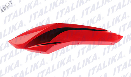 [F13011664] CUBIERTA COLA IZQ ROJO