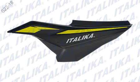 [F13011886] CUBIERTA LATERAL IZQ NEGRO AMARILLO