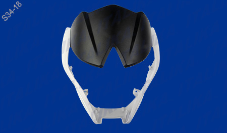 [F13011987] CUBIERTA FR BLANCO NEGRO MATE