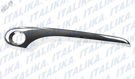 [F13012027] CUBIERTA DECORATIVA LAT IZQ TRAS CROMO
