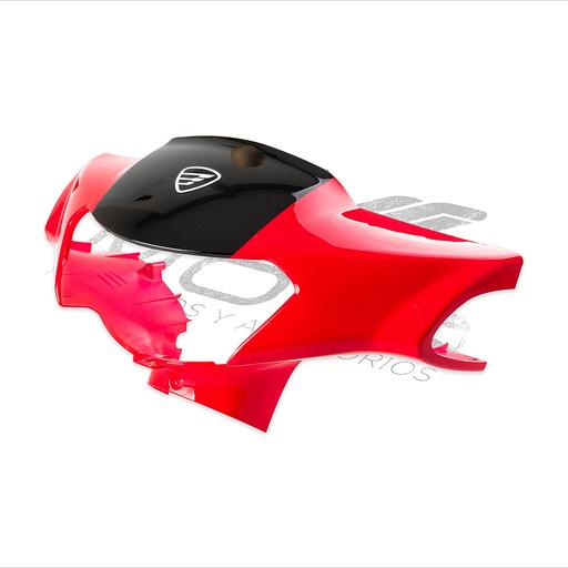[F13012136] CUBIERTA FR MANUBRIO ROJO NEGRO